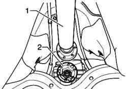 Изваждане и поставяне на задната propshaft Volkswagen Touareg