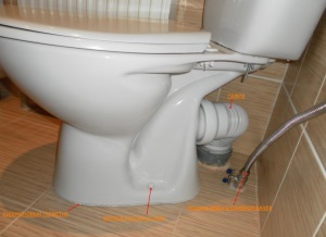 Conectați vasul de toaletă cu o conductă de canalizare pe toate căile de conectare, instrucțiuni foto și video cum ar fi