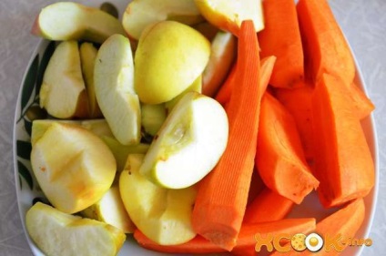 Sütőtök, alma és répa juice - otthoni recept egy fotóval, hogyan készítsünk