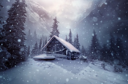 Hozzon létre egy téli tájat a Photoshopban