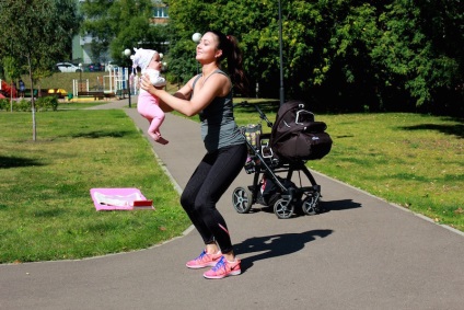 Sport és anyasági képzés egy kisgyermekkel együtt
