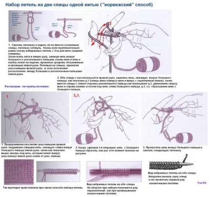 Metode pentru coaserea buclelor de tricotat