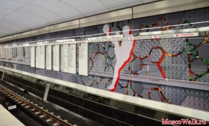 Stația de metrou - Spartak - mers pe jos în Moscova, metrou