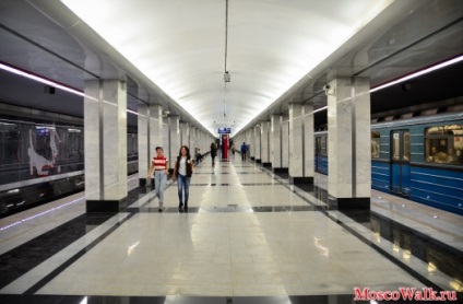 Stația de metrou - Spartak - mers pe jos în Moscova, metrou