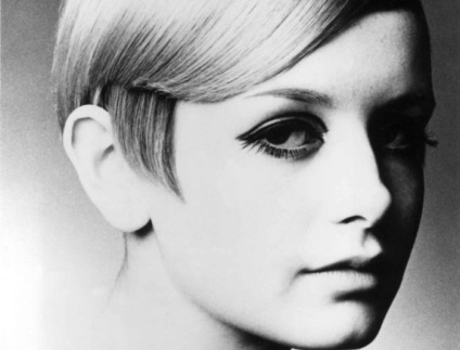 Supermodelul Twiggy - icon stilul anilor 1960, sau în subtirimea vogă și tunsori scurte