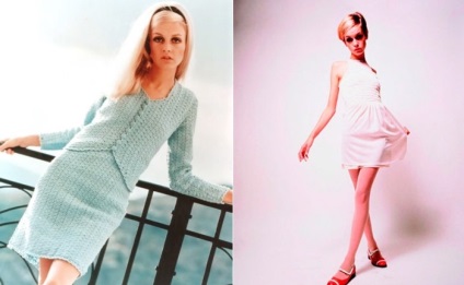 Supermodelul Twiggy - icon stilul anilor 1960, sau în subtirimea vogă și tunsori scurte