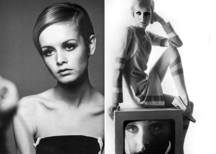 Supermodelul Twiggy - icon stilul anilor 1960, sau în subtirimea vogă și tunsori scurte