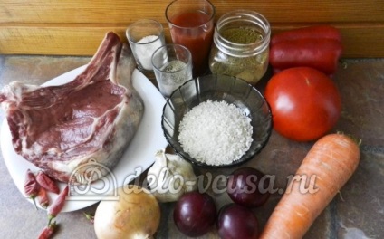 Supă de carne de vită dintr-o rețetă de vită cu o preparare foto-pas-cu-pas a unei supă de harcho cu carne de vită și orez