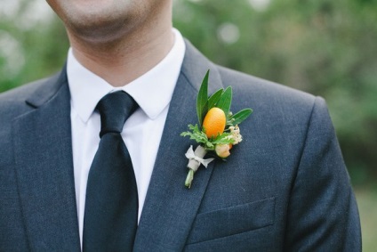 Esküvői boutonniere a vőlegény, a belsőépítészet, a saját kezű dekoráció