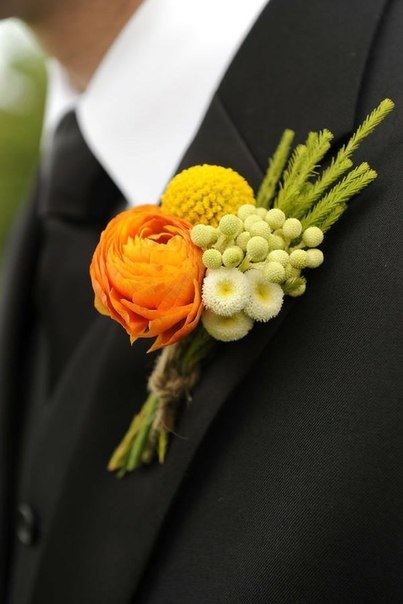 Boutonniere de nunta pentru mirele, design interior, decor cu mainile proprii