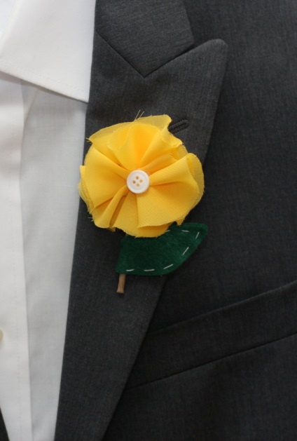 Esküvői boutonniere a vőlegény, a belsőépítészet, a saját kezű dekoráció