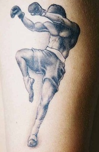 Tatuaj de boxeri, luptători, luptători