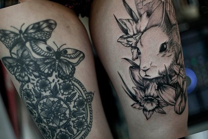 Tatuaje pe șolduri - №1 în schițele tatuajelor, desene la comandă, galerie foto 10gb, idei de tatuaje