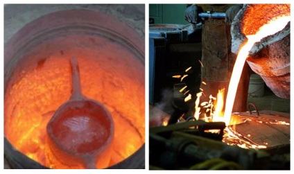 Punctul de topire al cuprului și căldura specifică a metalului