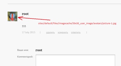 Îmbunătățiți calitatea și măriți dimensiunea avatarului în comentarii, drupal
