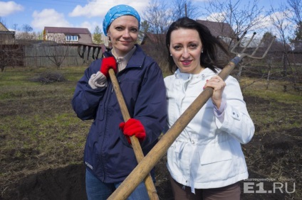 Lecții de la agrofitnes de la cum să săpa o grădină, construi și nu se îndoaie