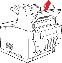 Depanarea, blocarea hârtiei în tăvile imprimantei