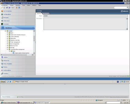 Virtualizarea orchestratorului Vmware