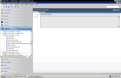 Virtualizarea orchestratorului Vmware