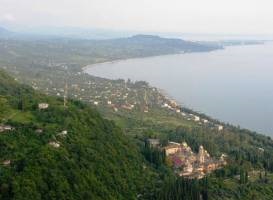 Cascada și lacul psyrtsha într-un nou aphon - locație pe hartă, recenzii, descriere, fotografie