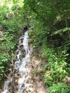 Водоспади уралу шуміловскіе водоспади, біля багаття