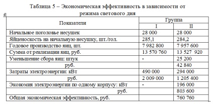 Producția de ouă a găinilor în condiții de lumină scurtă și lumină intermitentă -