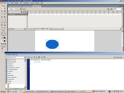Animație în flash folosind actionscript