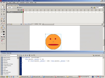 Animație în flash folosind actionscript