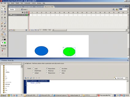 Animație în flash folosind actionscript