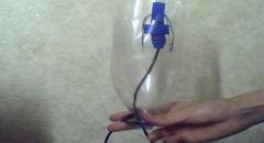 Antena pentru modem USB de 3g dintr-o sticlă de plastic cu mâinile tale - fotografie (clasa de master), a ta