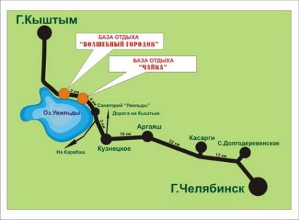 Centrul de recreere al regiunii Lacul Oswald din regiunea Chelyabinsk