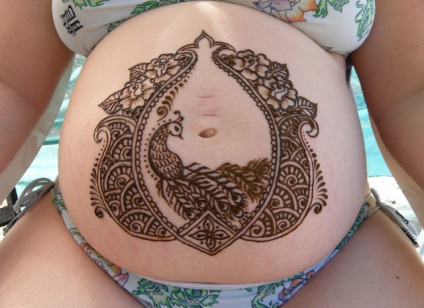 Pictură corporală pentru femei gravide - designer de artă