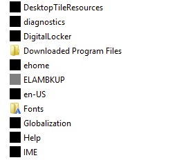 Plăci negre în loc de iconițe de folder în Windows Explorer 8 - by - it, computere și orice altceva