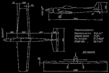 Desene ale unui model de avion avion controlat radio