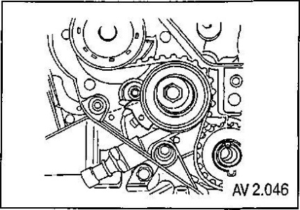 Chevrolet aveo, ellenőrzése és beállítása egy feszesség egy hajtómű öv egy meghajtó egy sebességváltó, a Chevrolet aveo