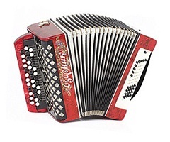 A harmonika, a bayan és a harmonika borítói az Accordion boltban