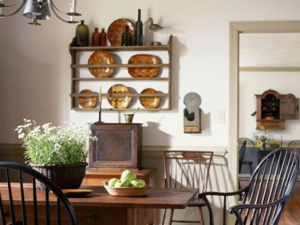 Designul interior al bucătăriei în țară, foto - revista online inhomes