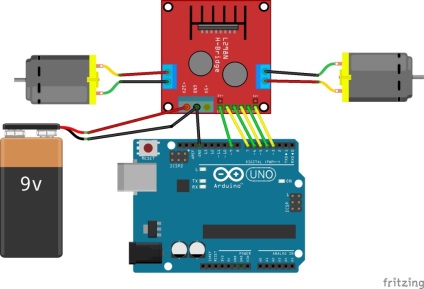 Driver pentru motor pas cu pas și motor d298n dc și arduino