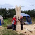 Festivalul Sculpturii Parcului de Lemn - Iset Toamna-2014, atelierul Monsalim