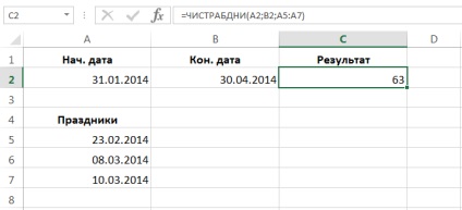 Funcții Excel pentru calcularea datelor și orelor