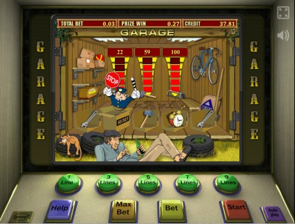 Garaj - jucați gratuit într-un slot machine online