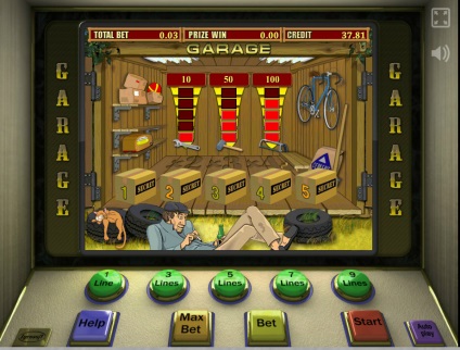 Garaj - jucați gratuit într-un slot machine online