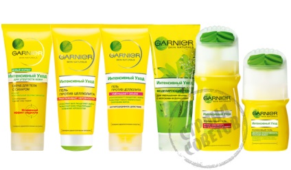 Garnier scrub de elasticitate de îngrijire intensivă, gel, gel rulant, anti-celulită