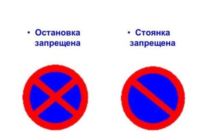 Къде стои, е забранено и паркинг, знаци, забраняващи спирането и паркирането