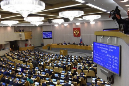 Duma de Stat a adoptat în prima lectură un proiect de lege privind constituirea unui fond de reparații capitale - un ziar parlamentar