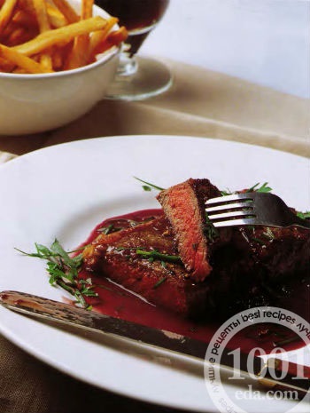 Carne de vită în vin roșu - friptura de la 1001 de alimente