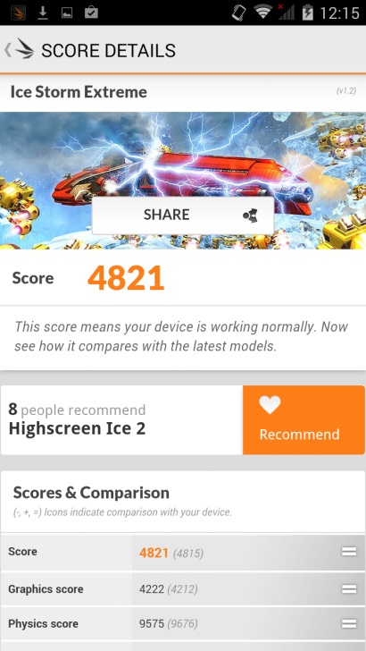 Highscreen jég 2 áttekintés és az okostelefon műszaki adatai