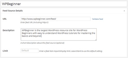 Cum de a obține și de a ieși feed-uri în wordpress folosind agregator wp rss, totul despre wordpress