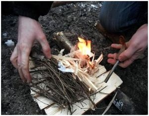Cum să construiești un foc de tabără fără meciuri în timpul iernii - supraviețuire în sălbăticie și situații extreme