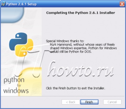 Cum se instalează python în Windows XP